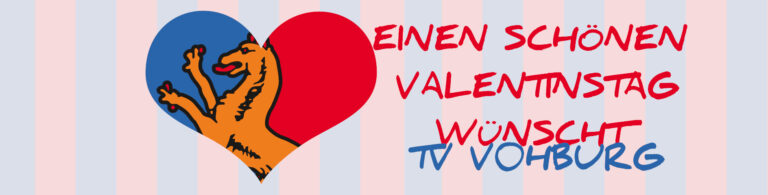 Einen schönen Valentinstag wünscht TV Vohburg