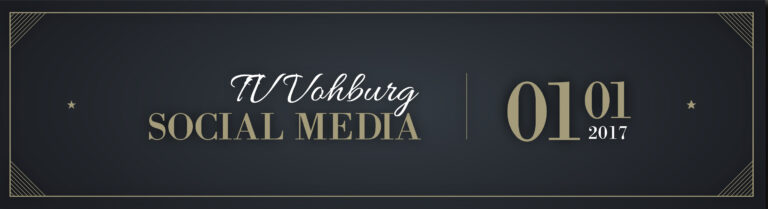 Ab heute ist der TV Vohburg auch auf Facebook, Twitter und YouTube