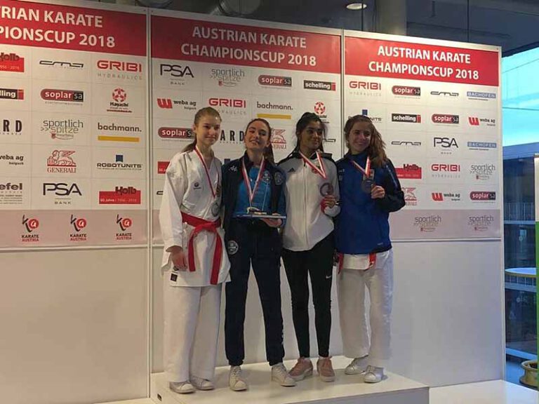 Erfolg beim Austrian Karate Championsup 2018