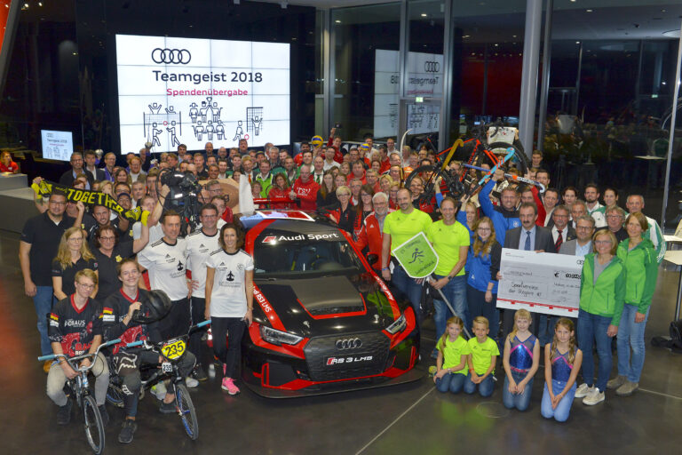 Audi spendet 60.000 Euro für Sportvereine der Region