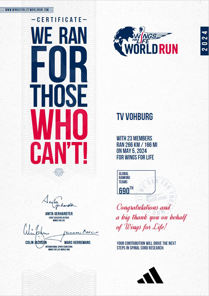 wflwr_certificate_2024_tv-vohburg Wings for Life Teilnahmeurkunde TV Vohburg 2024