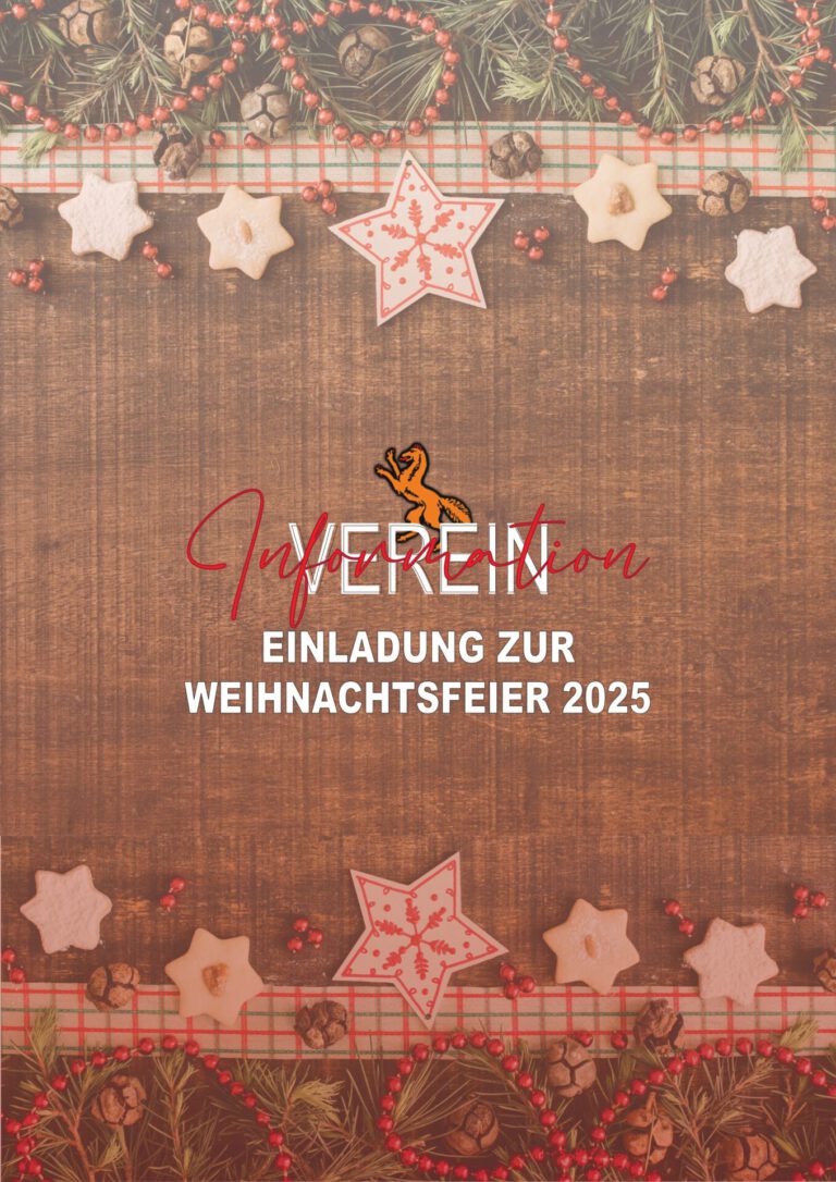 Einladung zur TV Vohburg Weihnachtsfeier 2025